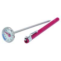 Custom Display 5'' Analog Pocket Thermometer Pen Type  Food Probe Dial Thermometer 1" dial and pocket clip