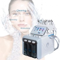 Crystal Microdermabrasion Exfoliating Brush Peeling Hydrogen Blackhead Remover Vacuum Aqua Facial Machine